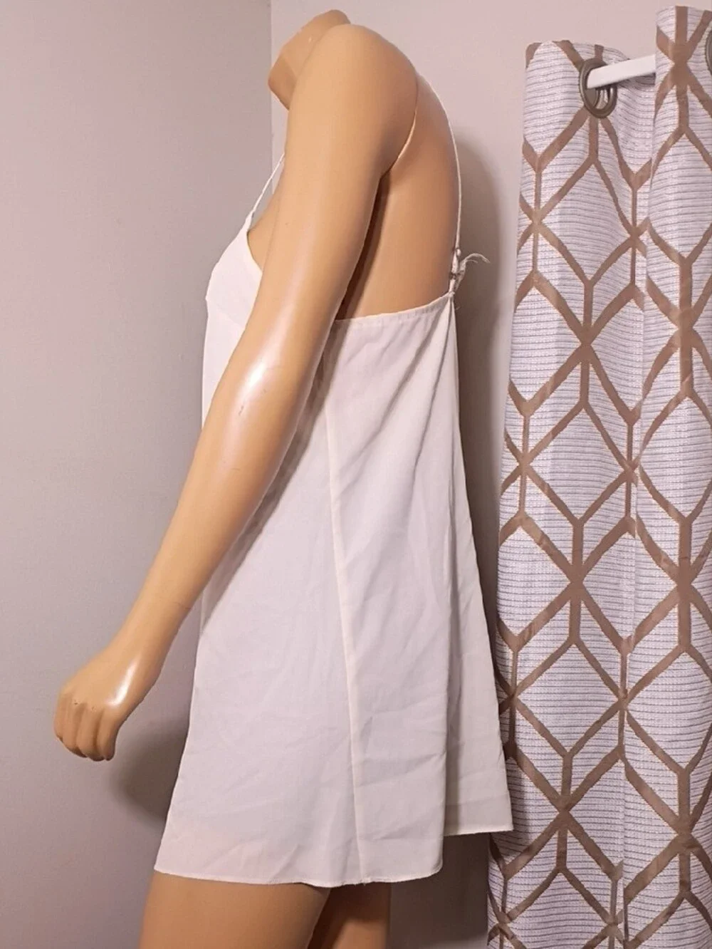 Free‎ People Cream V-Neck Slip Dress